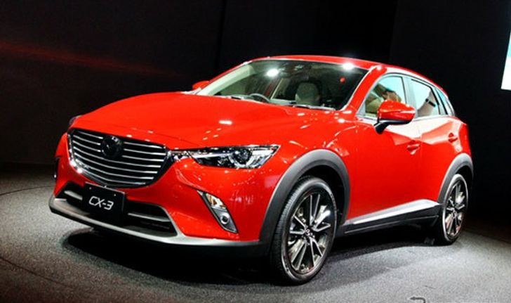 Mazda CX-3 ใหม่ เปิดตัวเป็นครั้งแรกที่ญี่ปุ่นในงาน Tokyo Auto Salon 2015