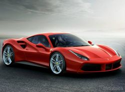 Ferrari 488 GTB เผยโฉมแล้ว เตรียมเปิดตัวที่เจนีวา มี.ค.นี้