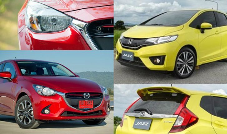 เทียบสเป็ค Mazda 2 และ Honda Jazz ใหม่ อ็อพชั่นใครแน่นกว่ากัน