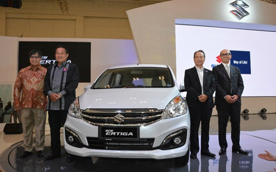 Suzuki Ertiga 2015 ไมเนอร์เชนจ์ใหม่เผยโฉมอย่างเป็นทางการที่อินโดฯ