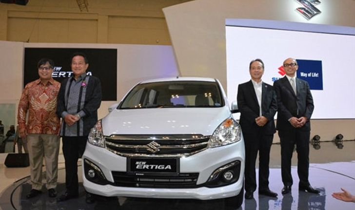 Suzuki Ertiga 2015 ไมเนอร์เชนจ์ใหม่เผยโฉมอย่างเป็นทางการที่อินโดฯ