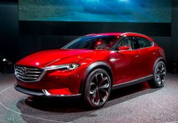 Mazda KOERU ต้นแบบครอสโอเวอร์รุ่นล่าสุดเผยโฉมแล้วที่งานแฟรงค์เฟิร์ตมอเตอร์โชว์ 2015