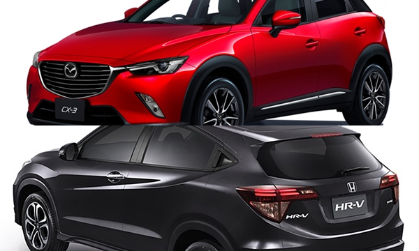เทียบสเป็ค Mazda CX-3 ปะทะ Honda HR-V ใหม่ อ็อพชั่นใครแน่นกว่ากัน
