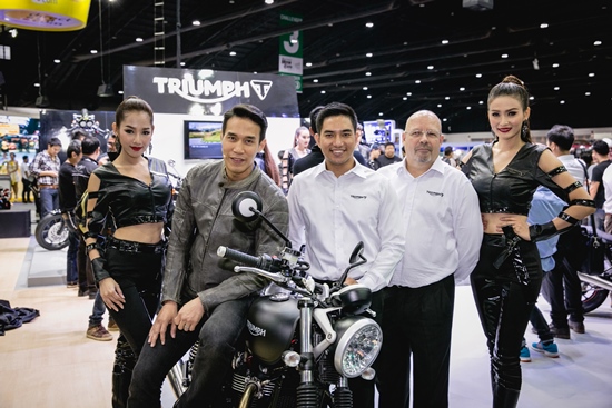 Triumph เปิดตัวทายาทบอนเนวิลล์ใหม่ 5 รุ่นที่งาน Motor Expo 2015