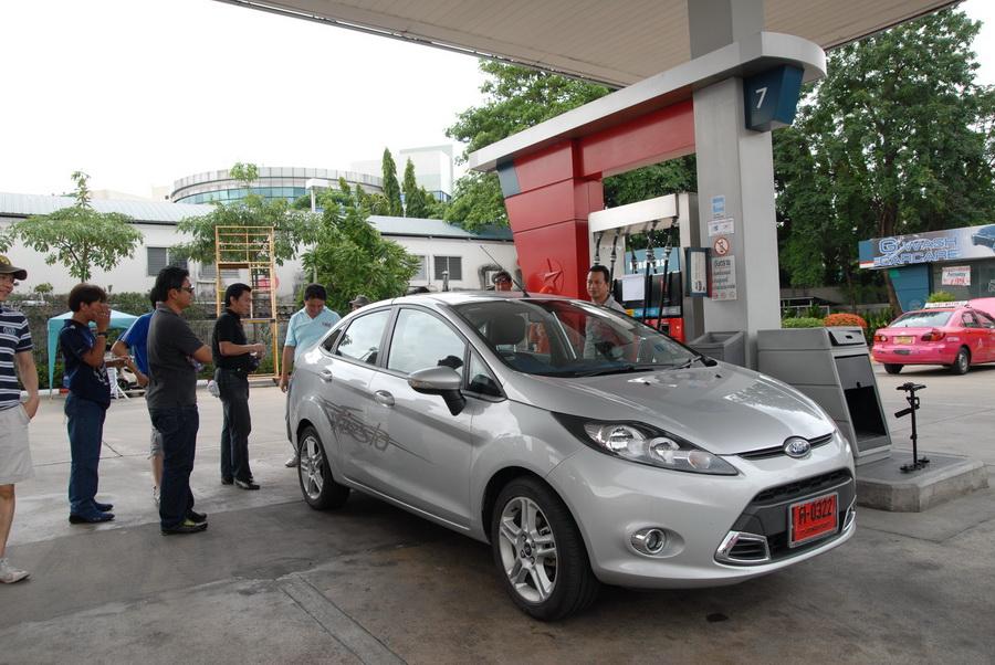 ทดสอบประหยัด  Ford Fiesta
