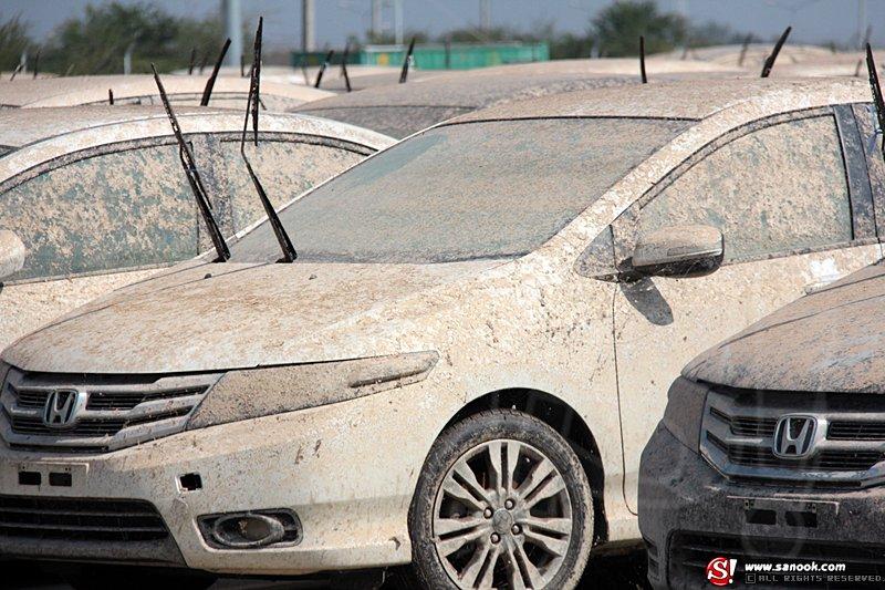 Honda ทุบรถน้ำท่วม