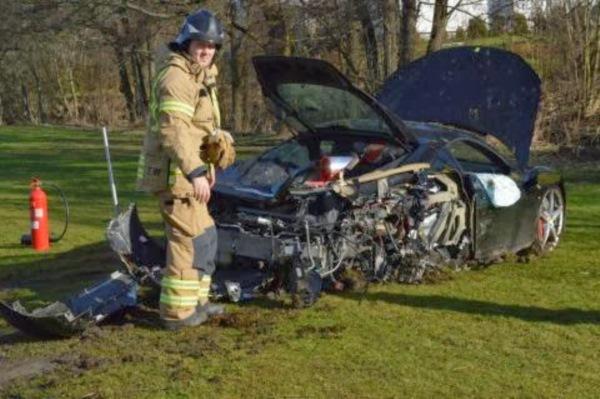 อุบัติเหตุ Ferrari 458