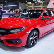 Honda Civic 2018 สีแดง Rallye Red