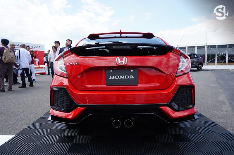 Honda Civic สีแดง Frame Red