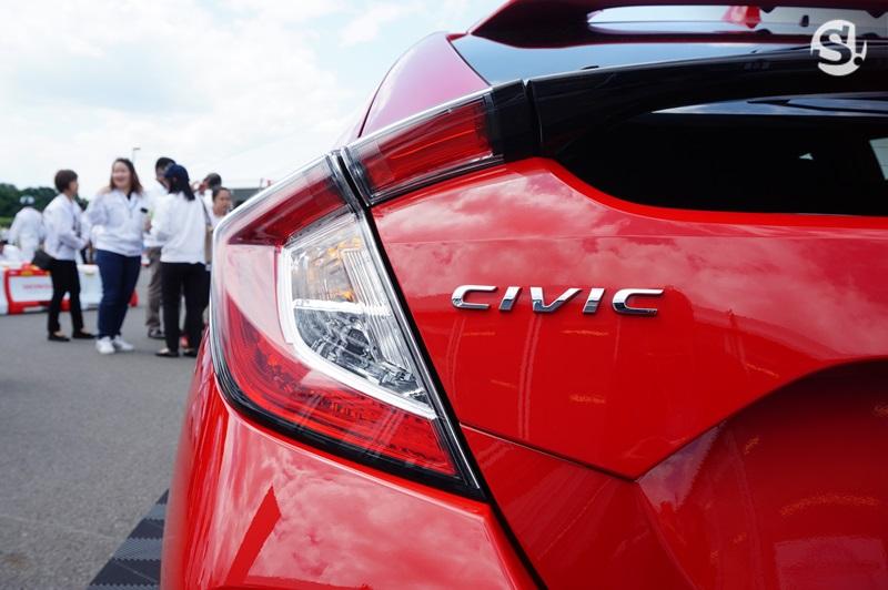 Honda Civic สีแดง Frame Red