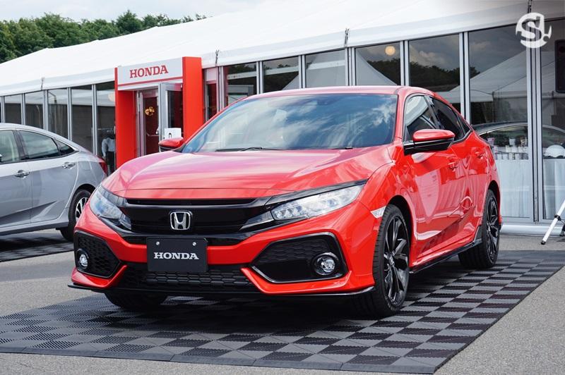 Honda Civic สีแดง Frame Red