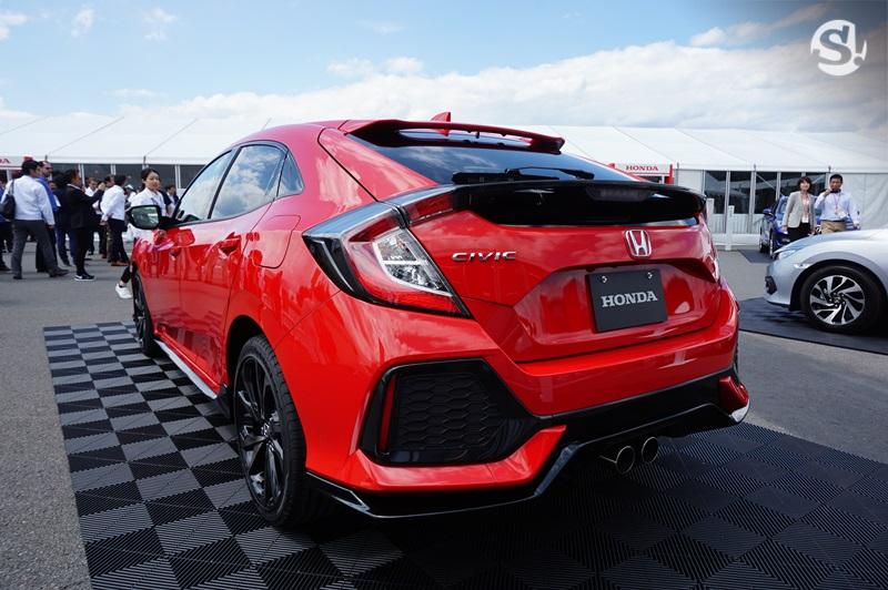 Honda Civic สีแดง Frame Red