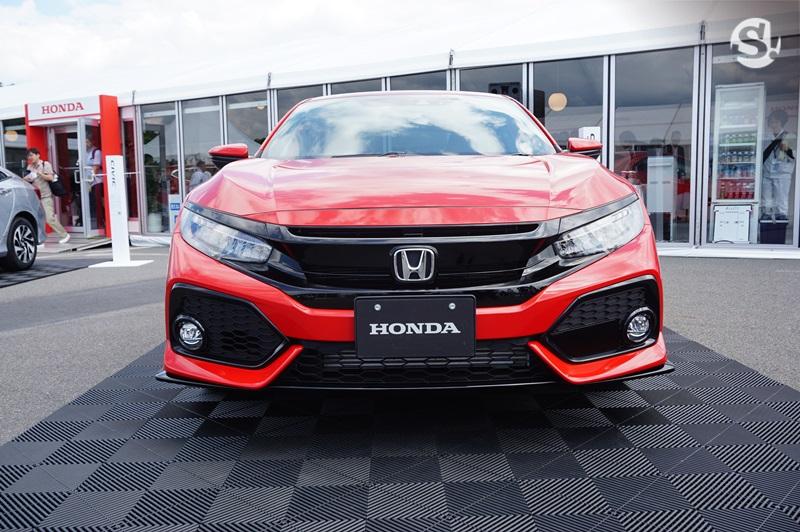 Honda Civic สีแดง Frame Red