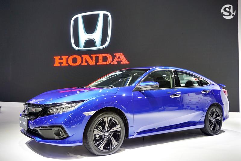 Honda Civic 2019 สีน้ำเงิน Brilliant Sporty