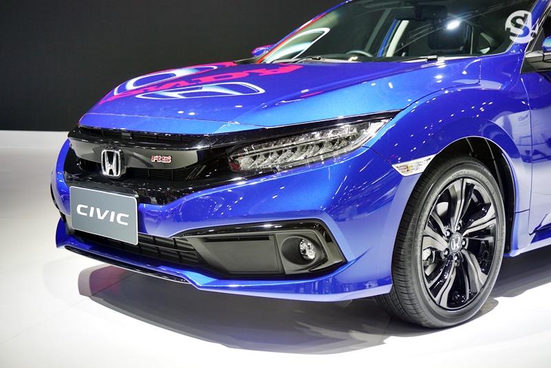 Honda Civic 2019 สีน้ำเงิน Brilliant Sporty