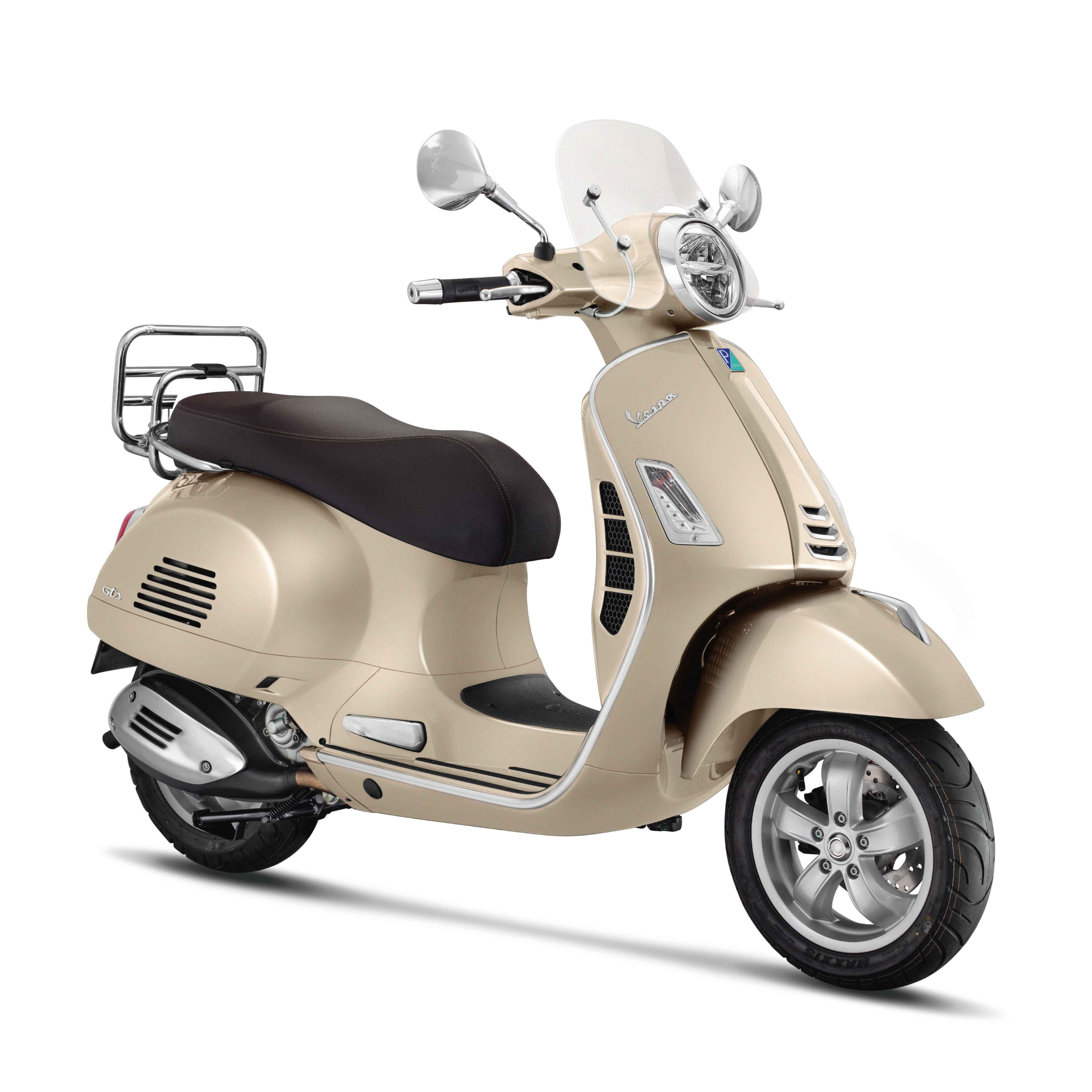 Vespa GTS Touring 300 ABS สุดพรีเมี่ยม มาพร้อมสีเบจใหม่ในราคา 209,900 บาท