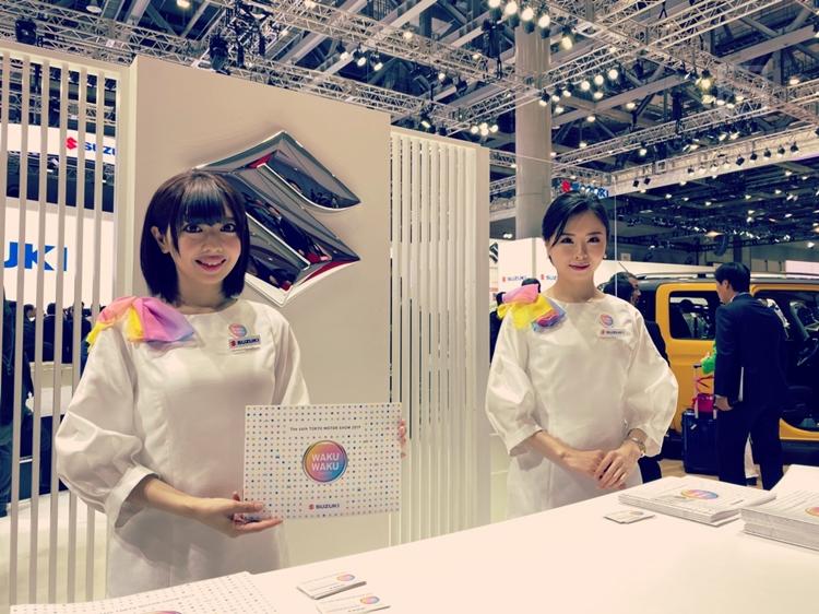 งู้ยน่ารักจัง! รวมภาพความมุ้งมิ้งจากพริตตี้ส่งตรงจาก Tokyo Motor Show 2019