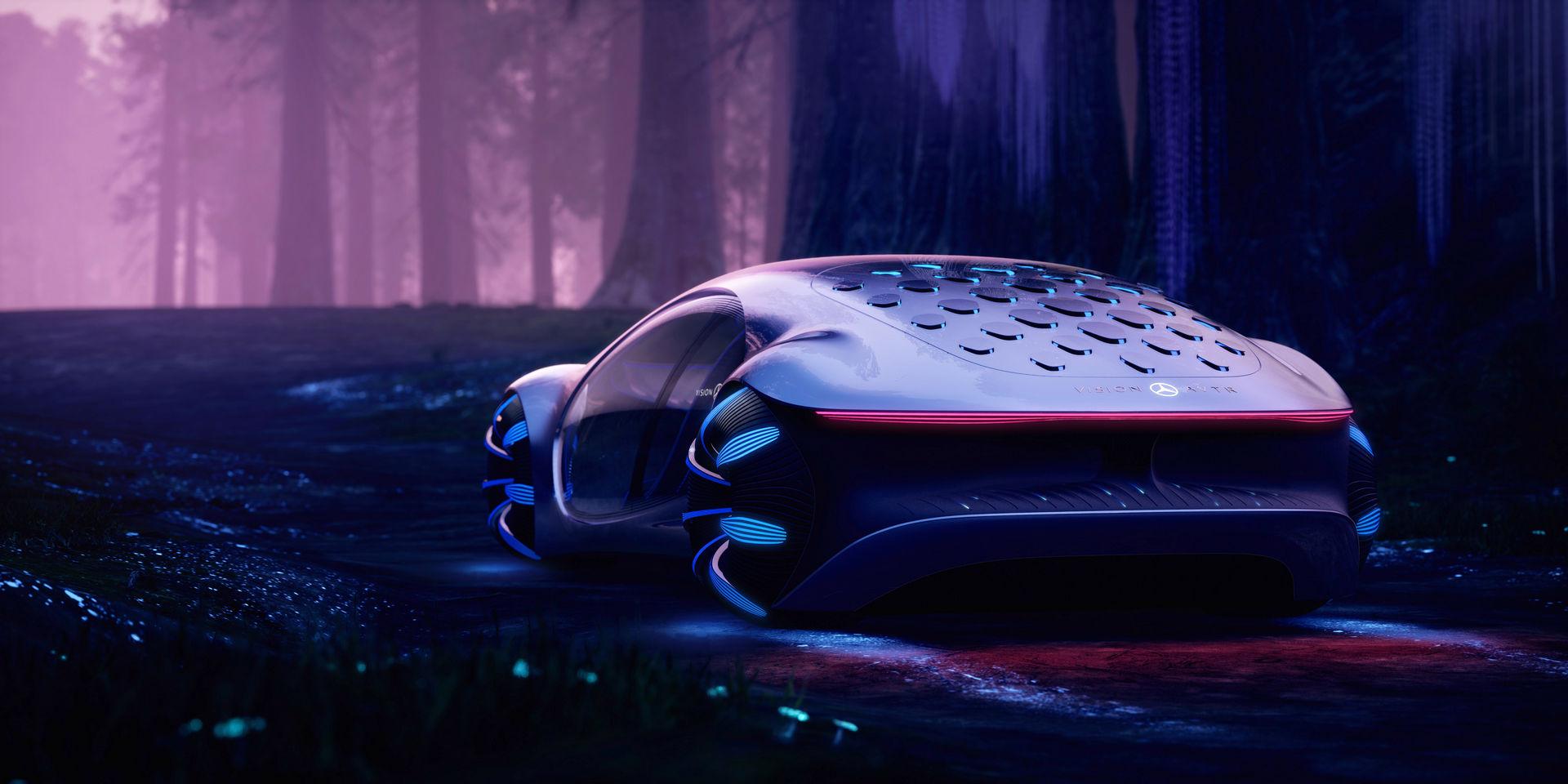 Mercedes-Benz Vision AVTR แรงบันดาลใจจากหนัง Avatar สู่รถยนต์ไฟฟ้าต้นแบบสุดล้ำ