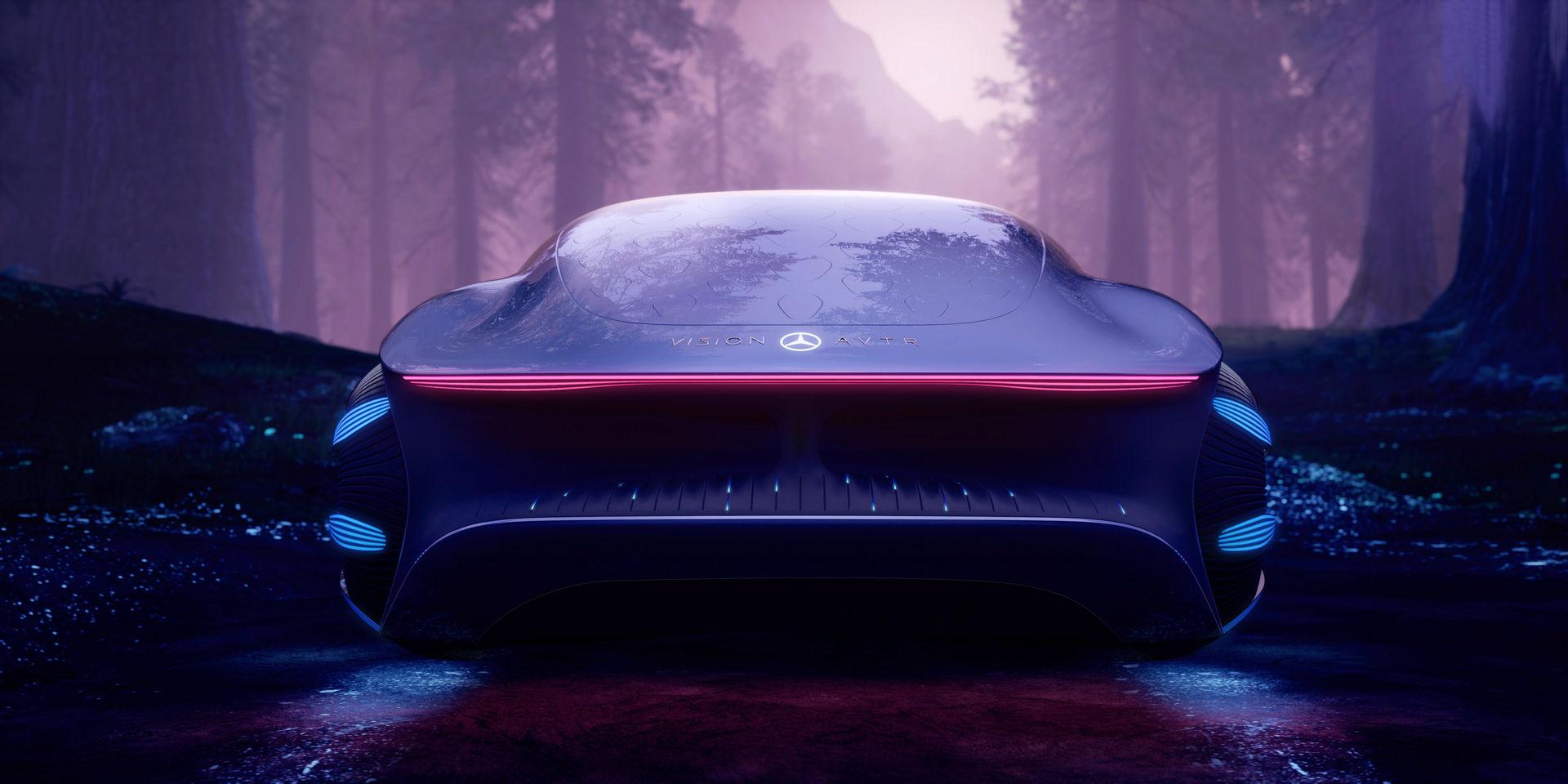 Mercedes-Benz Vision AVTR แรงบันดาลใจจากหนัง Avatar สู่รถยนต์ไฟฟ้าต้นแบบสุดล้ำ