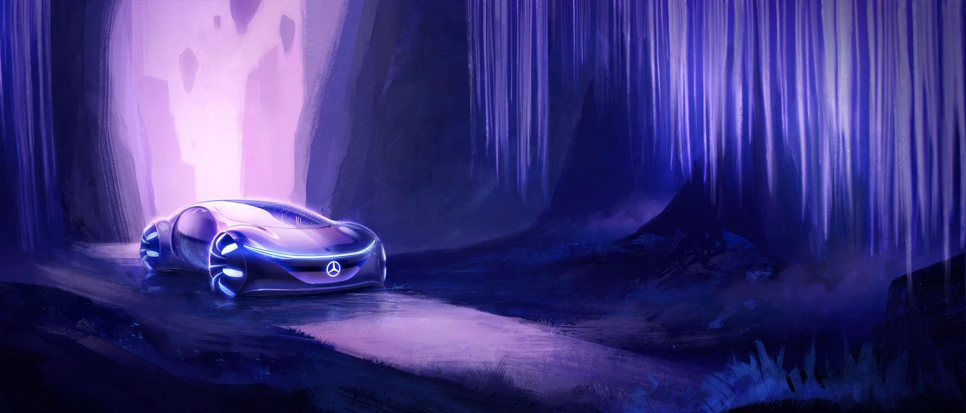 Mercedes-Benz Vision AVTR แรงบันดาลใจจากหนัง Avatar สู่รถยนต์ไฟฟ้าต้นแบบสุดล้ำ