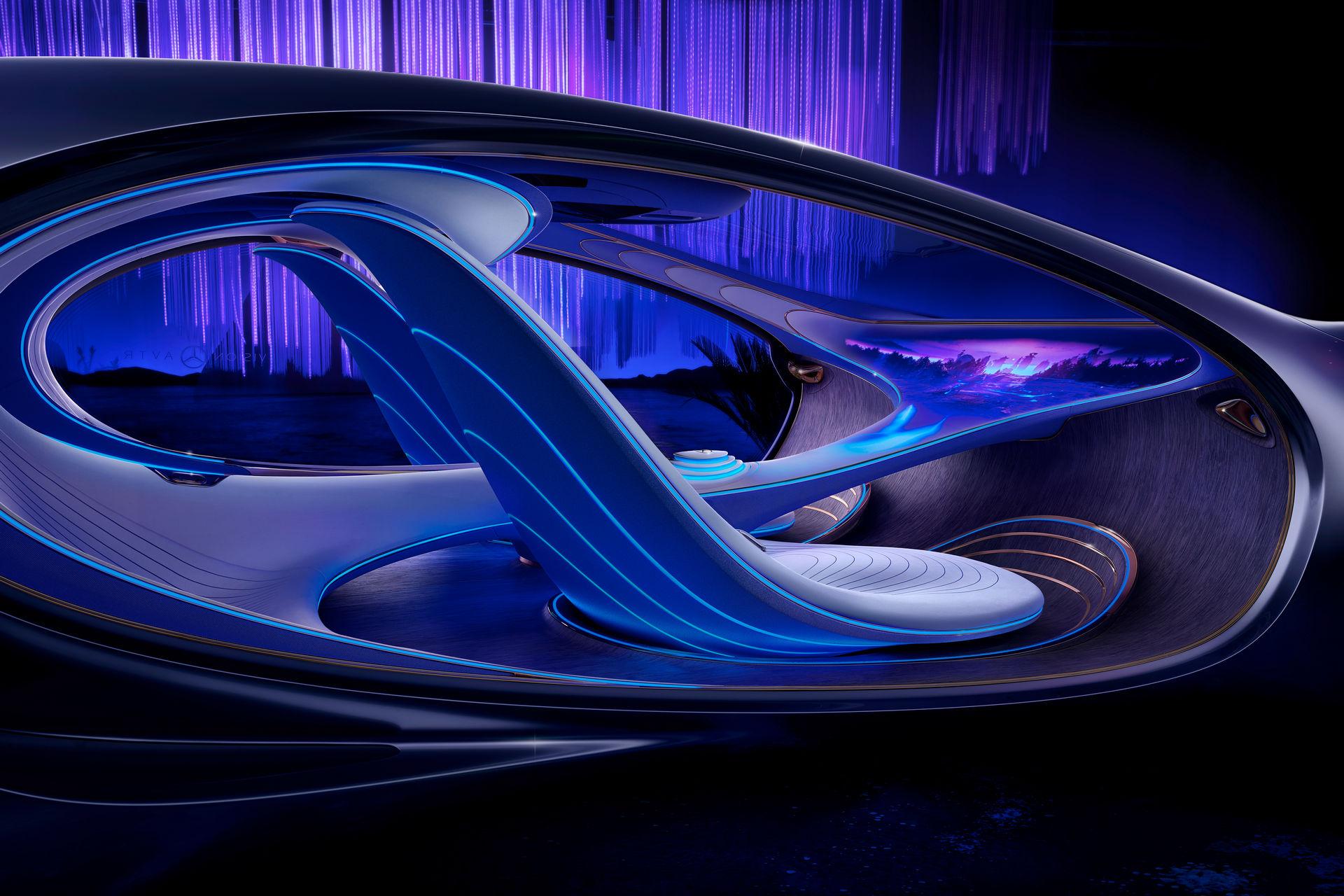 Mercedes-Benz Vision AVTR แรงบันดาลใจจากหนัง Avatar สู่รถยนต์ไฟฟ้าต้นแบบสุดล้ำ