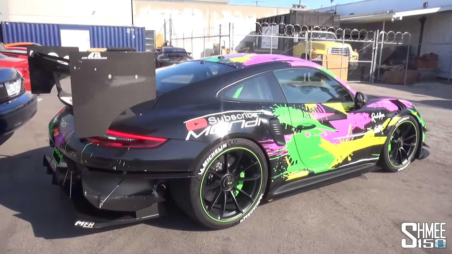 แค่สีสันก็กินขาด! Porsche 911 GT3 RS กับความแรงระดับ 800 แรงม้า (คลิป)