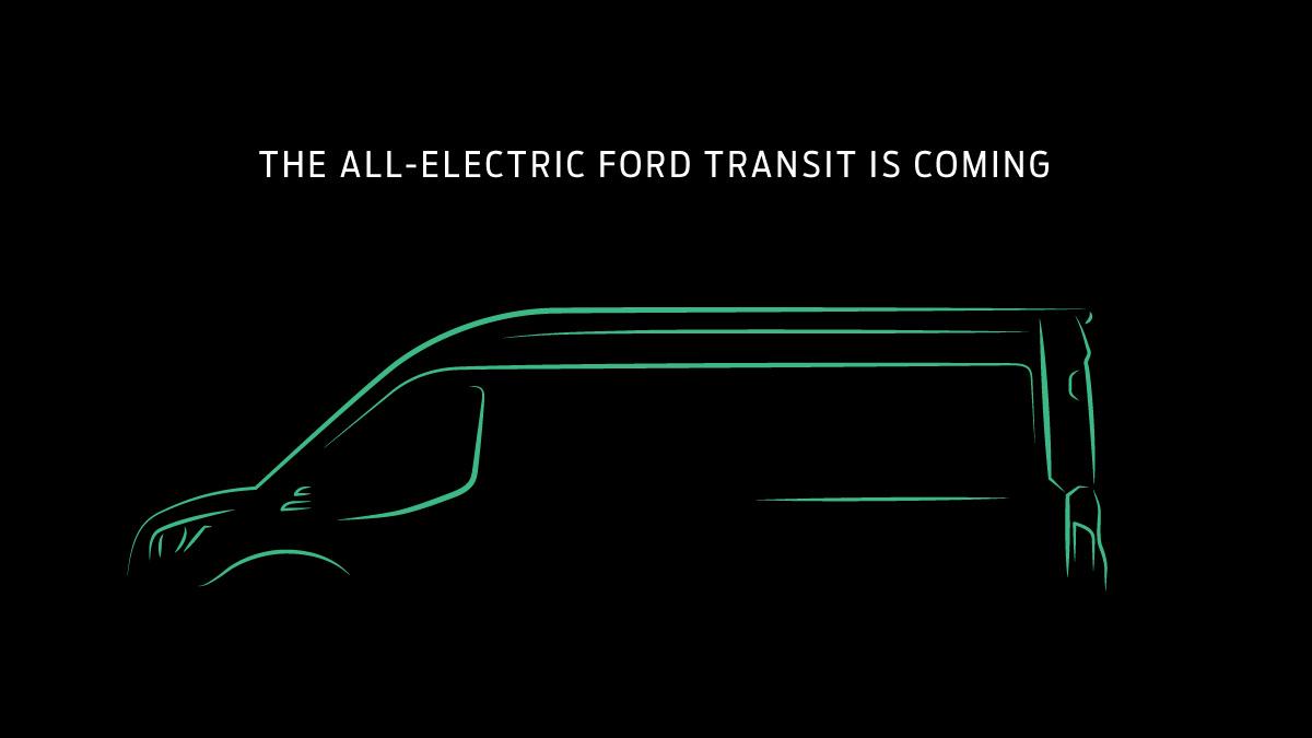 ภาพทีเซอร์ Ford Transit Electric Van 2022 จากรถตู้ยอดนิยมสู่รถยนต์ไฟฟ้าน่าจับจอง