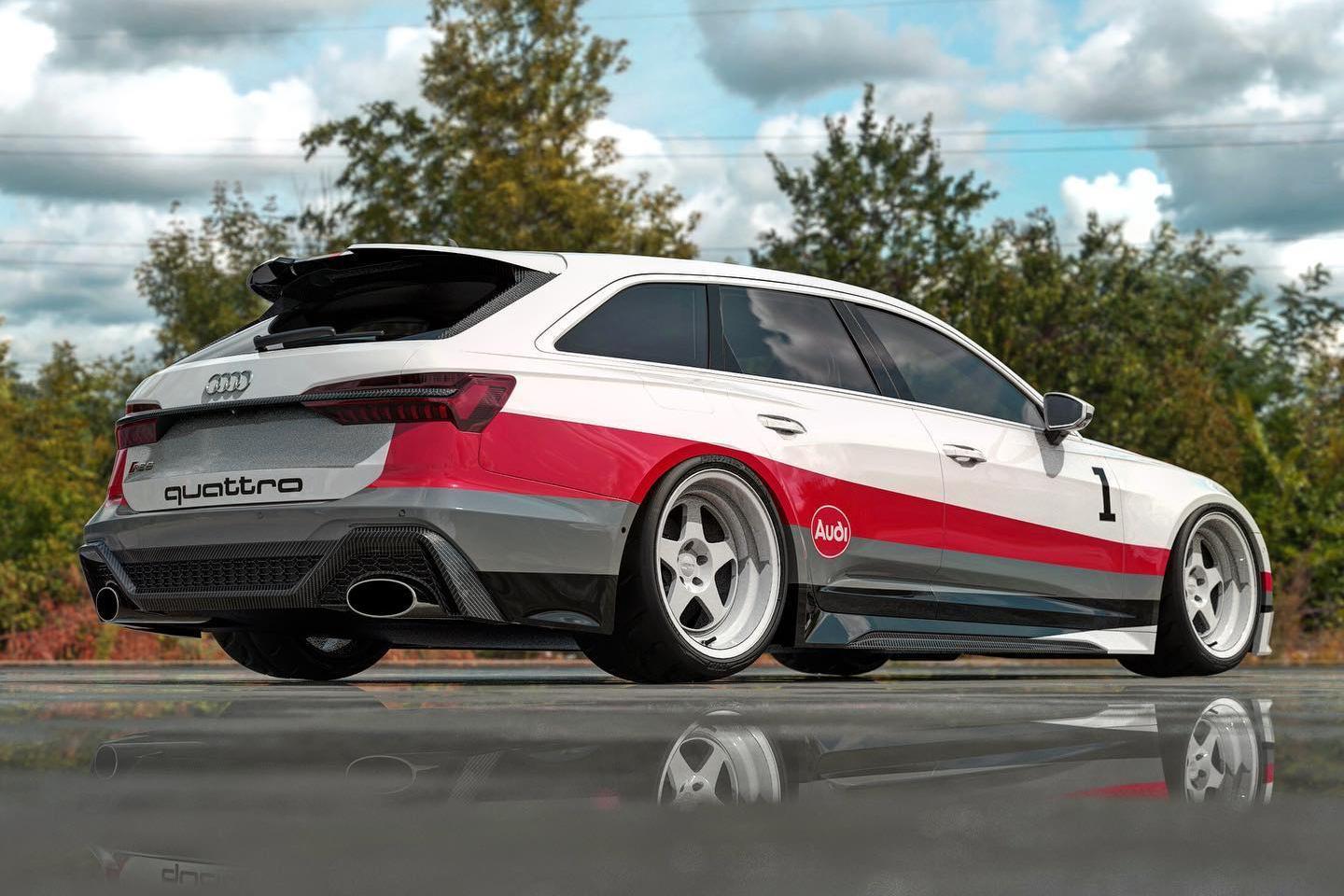บอดี้ก้าวร้าวขึ้น! Audi RS6 Avant ที่ได้รับแรงบันดาลใจจากรถแรลลี่ในตำนาน