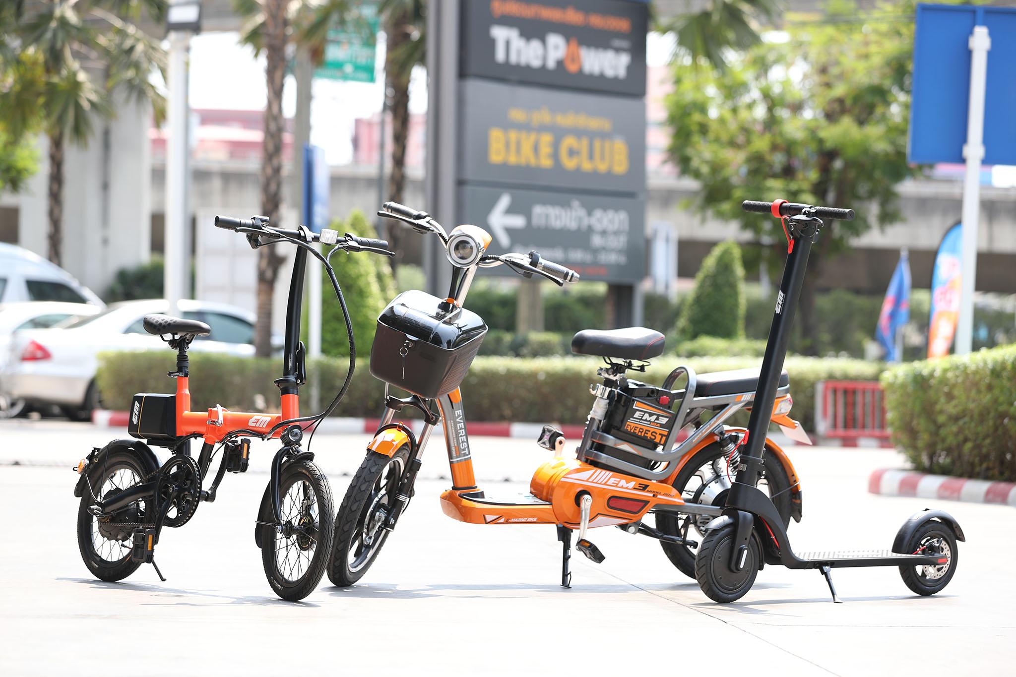 จักรยานไฟฟ้า EM ช่วยลดโลกร้อนด้วยการประหยัดพลังงานกว่าจักรยานยนต์ถึง 10 เท่า!