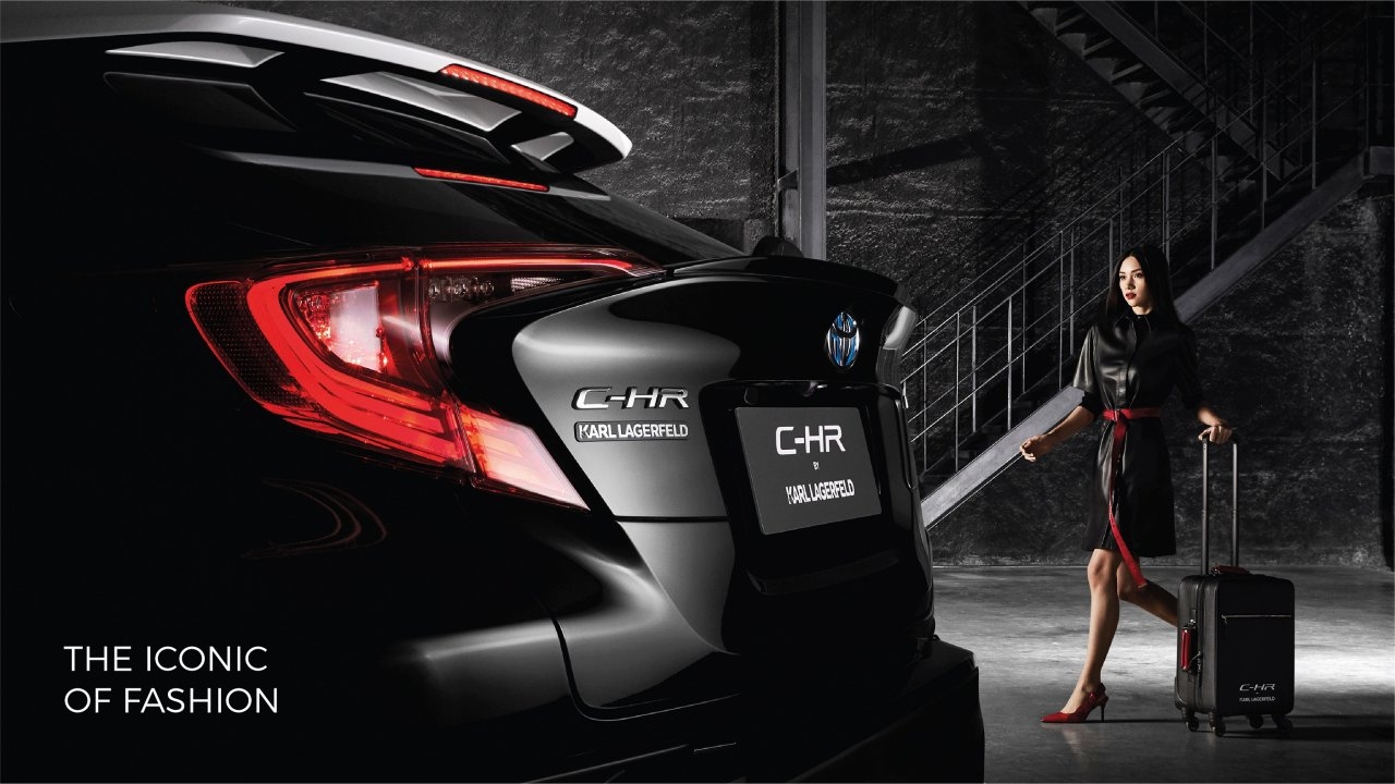 Toyota C-HR BY KARL LAGERFELD ความงดงามที่ผนึกกำลังกับดีไซเนอร์แฟชั่นระดับโลก