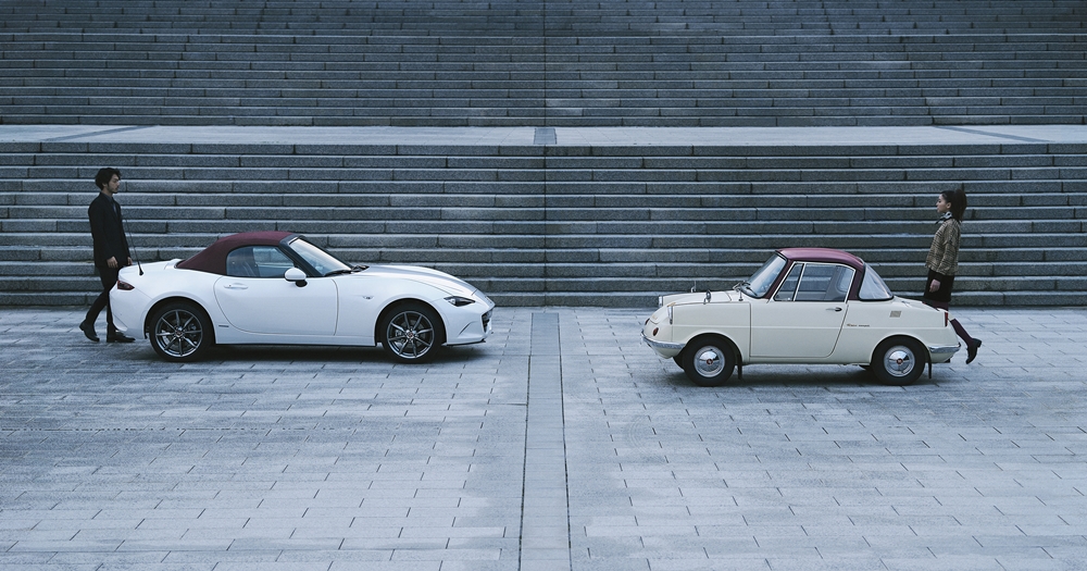 Mazda MX-5 100th Anniversary ฉลองร้อยปีกับรุ่นหลังคาผ้าใบสี Dark Cherry