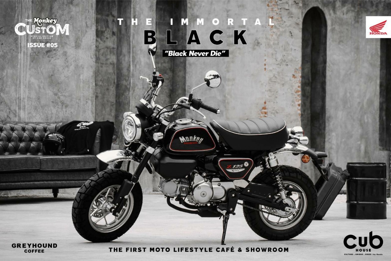“The Immortal Black Edition” ขึงขังแบบต้นยุค 80s สไตล์ The Monkey Custom