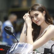 มอเตอร์โชว์ 2020 : พริตตี้วิถีใหม่ สวยหรูภายใต้เฟซชิลด์ (ภาพ)