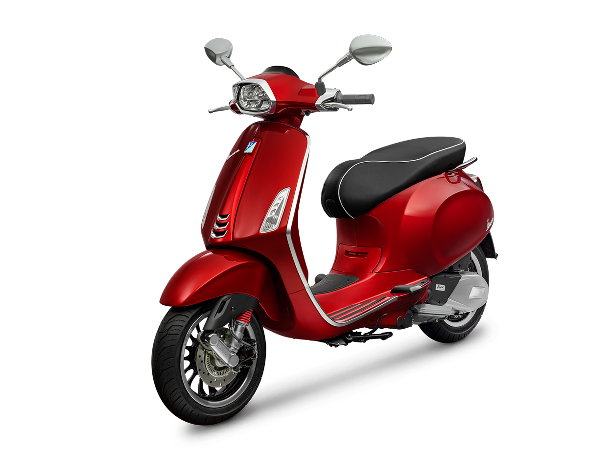 แดงเข้มดั่งชาวโรมัน! Vespa Sprint 150 i-Get ABS สีใหม่ เคาะราคา 132,400 บาท