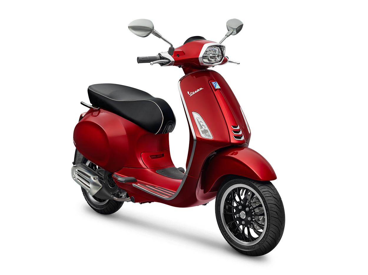 แดงเข้มดั่งชาวโรมัน! Vespa Sprint 150 i-Get ABS สีใหม่ เคาะราคา 132,400 บาท