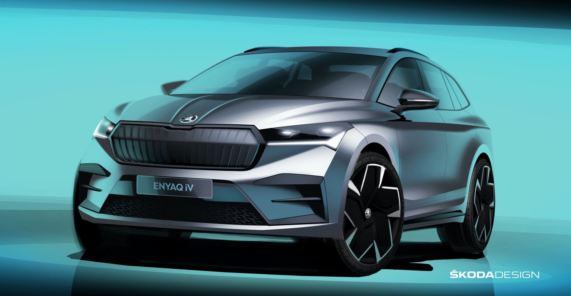 เฟี้ยวมาก! เผยภาพร่าง Skoda Enyaq iV เอสยูวีพลังงานไฟฟ้าจากสาธารณรัฐเช็ก