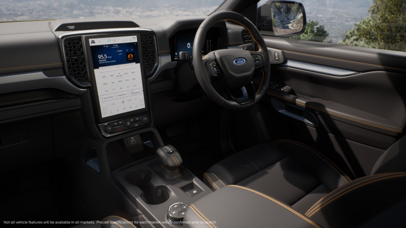 All-new Ford Ranger Interior