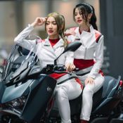 พริตตี้ค่ายมอเตอร์ไซค์ที่งาน Motor Expo 2022