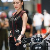 พริตตี้ค่ายมอเตอร์ไซค์ที่งาน Motor Expo 2022