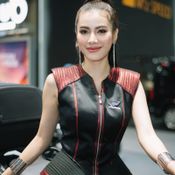 พริตตี้ค่ายมอเตอร์ไซค์ที่งาน Motor Expo 2022