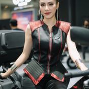 พริตตี้ค่ายมอเตอร์ไซค์ที่งาน Motor Expo 2022