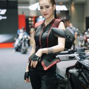 พริตตี้ค่ายมอเตอร์ไซค์ที่งาน Motor Expo 2022