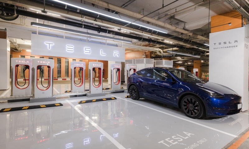 Tesla Supercharger ณ CentralWorld