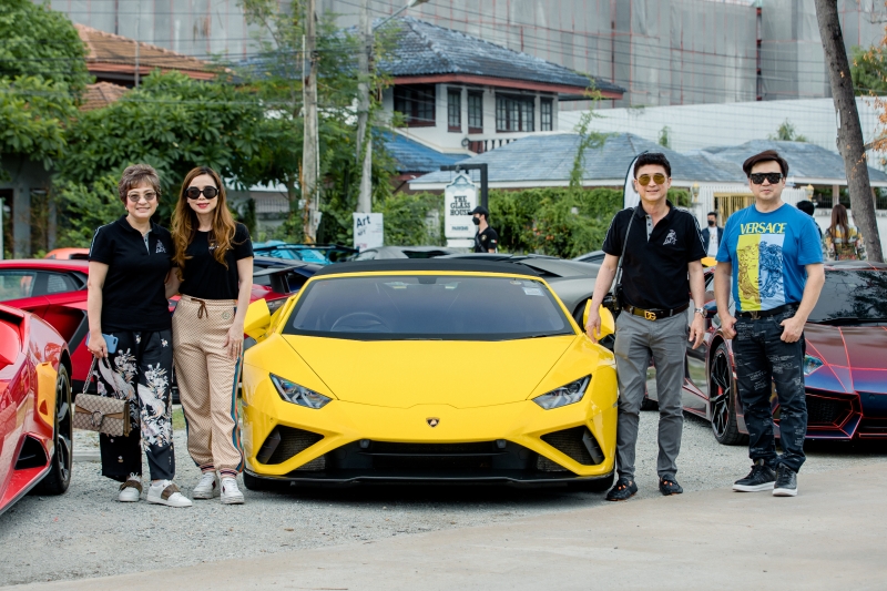 Lamborghini Club Thailand Bull Run at Pattaya