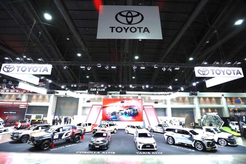 บูธ Toyota ที่งาน Bangkok Auto Salon 2024