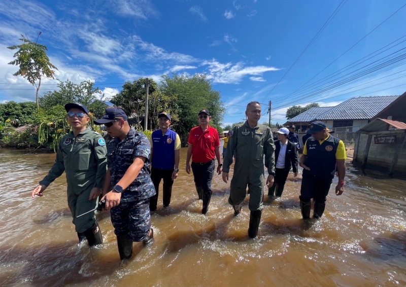 MMTH จับมือกองทัพอากาศไทยช่วยเหลือผู้ประสบอุทกภัย จ.เชียงราย