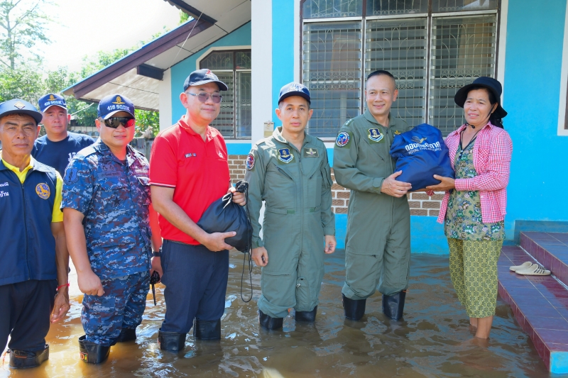 MMTH จับมือกองทัพอากาศไทยช่วยเหลือผู้ประสบอุทกภัย จ.เชียงราย