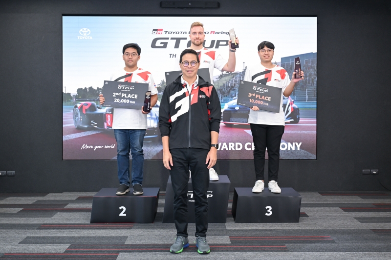 โตโยต้าส่ง 3 นักกีฬาอี-มอเตอร์สปอร์ตลุยศึก TOYOTA GAZOO Racing GT Cup