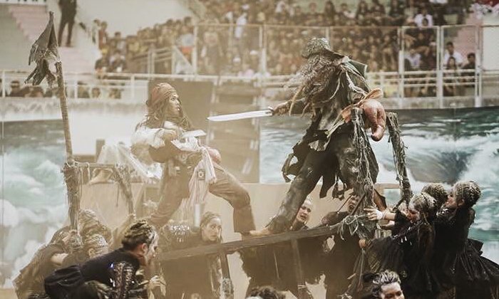 ไอเดียดีมีคุณภาพ "เชียร์ลีดเดอร์" มศว จัดเต็มลีดธีม Pirates of the Caribbean