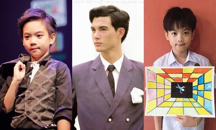 เทียบความหล่อ ได้พ่อมาเต็มๆ น้องแอร์บัส ลูกชาย โอ-วรุฒ หล่อมากๆ